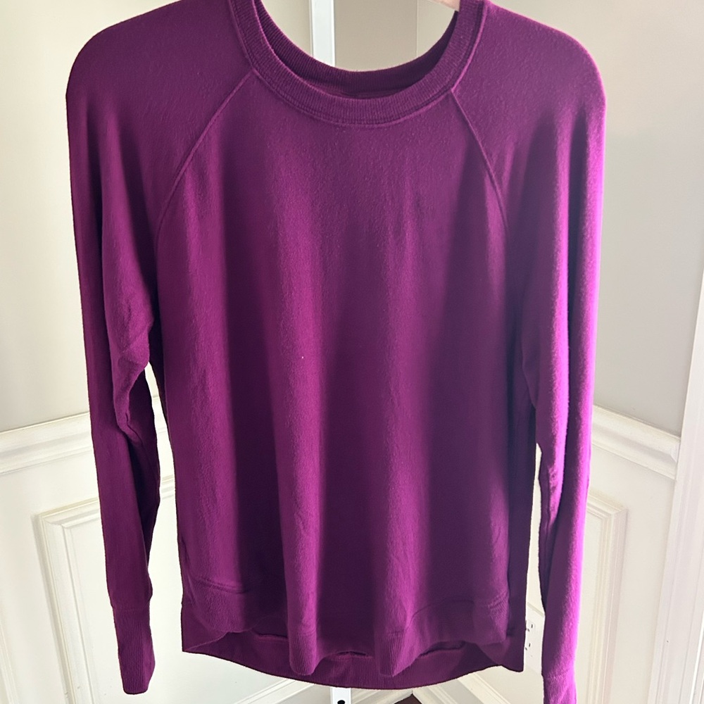 Athleta Rich Purple Sweatshirt